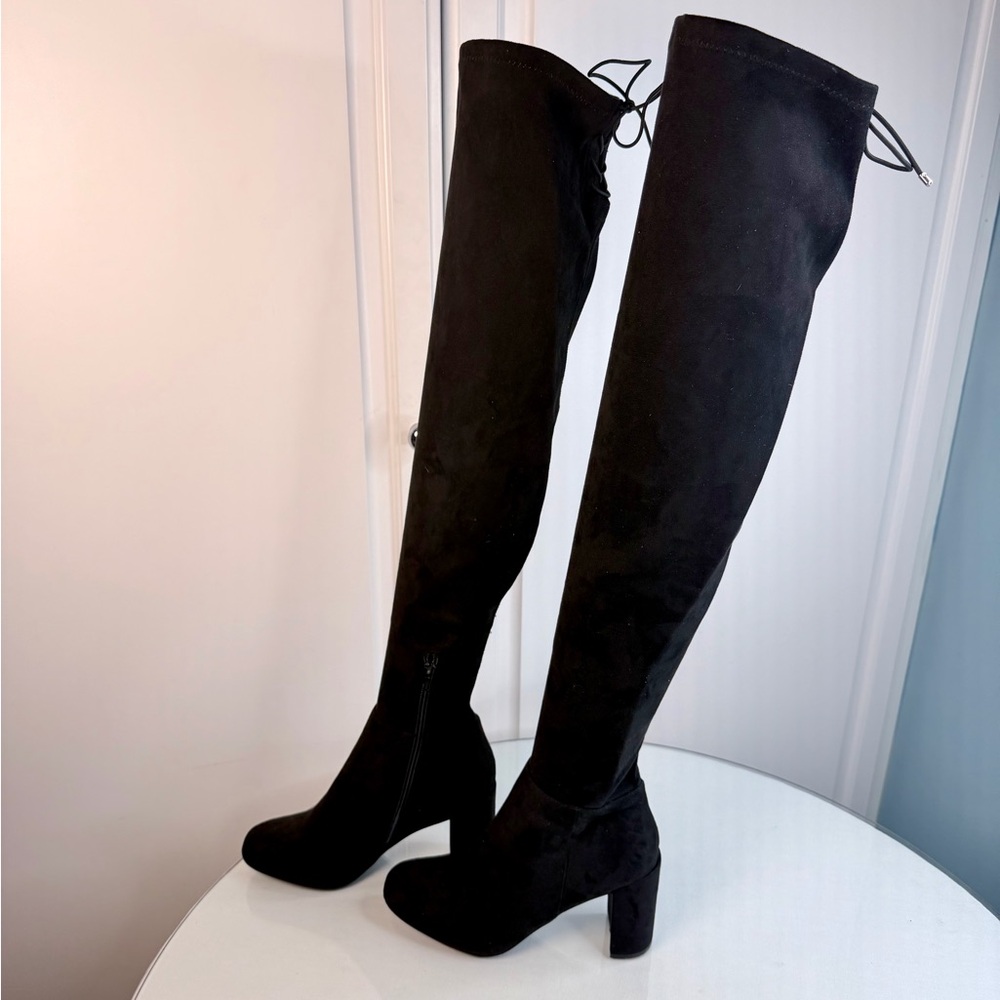 Elegant Black Over-the-Knee Boots